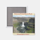 AIMANT CHUTES DE PALOUSE PARC D'ETAT CHUTES DE WASHINGTON (Recto/Verso)