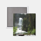 Aimant Chutes de Virginie au parc national Glacier (Recto/Verso)