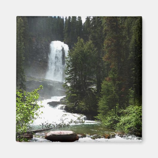 Aimant Chutes de Virginie au parc national Glacier (Devant)