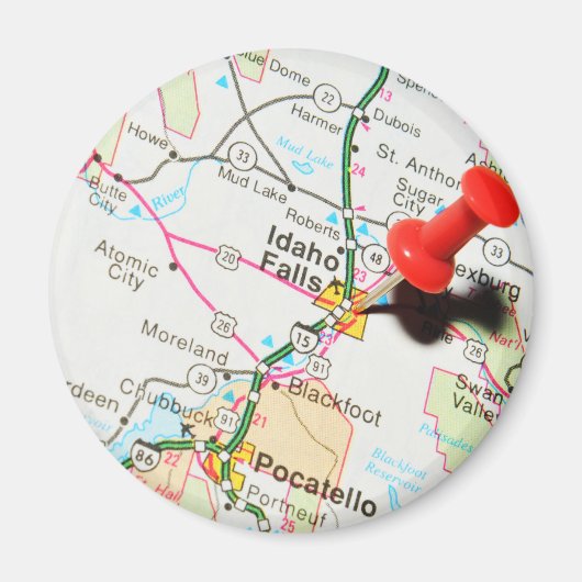 Aimant Chutes d'Idaho (Devant)