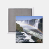 Aimant Chutes d'Iguassu, État de Parana, Brésil. Vue aéri (Recto/Verso)