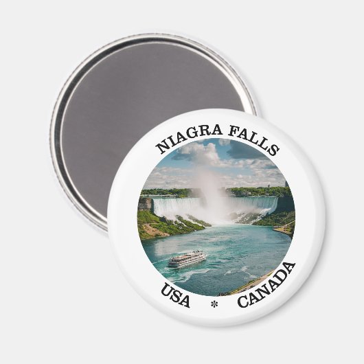 Aimant Chutes du Niagara (Recto/Verso)