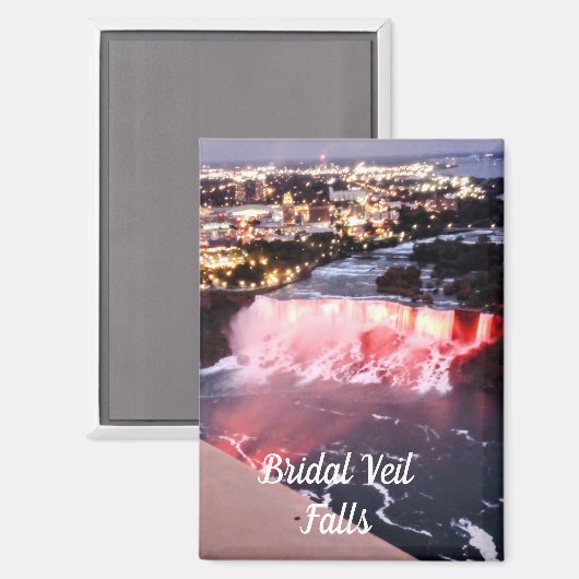 Aimant Chutes du Voile nuptiale (Recto/Verso)