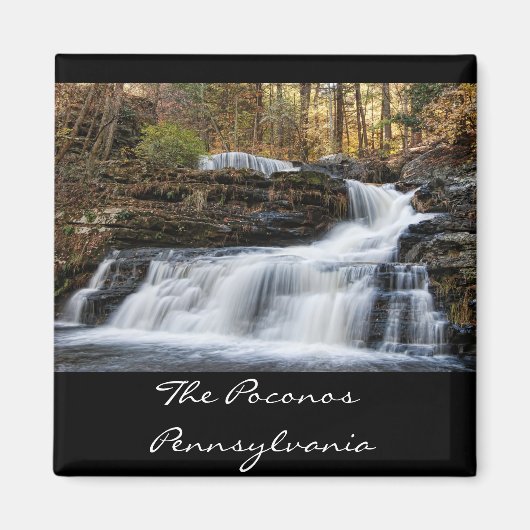 Aimant Chutes d'usine dans le Poconos (Devant)