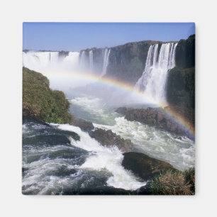 Aimant Chutes Iguassu, État de Parana, Brésil.Vue aéri