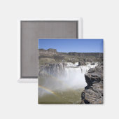 Aimant Chutes Shoshone sur la rivière Snake à Twin Falls, (Recto/Verso)