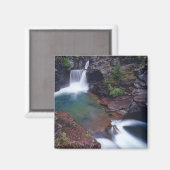 Aimant Chutes St Mary dans le parc national des Glaciers (Recto/Verso)