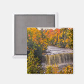 Aimant Chutes supérieures aux couleurs automnales (Recto/Verso)