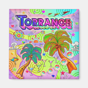 Aimant cible de déplacement de la torrance