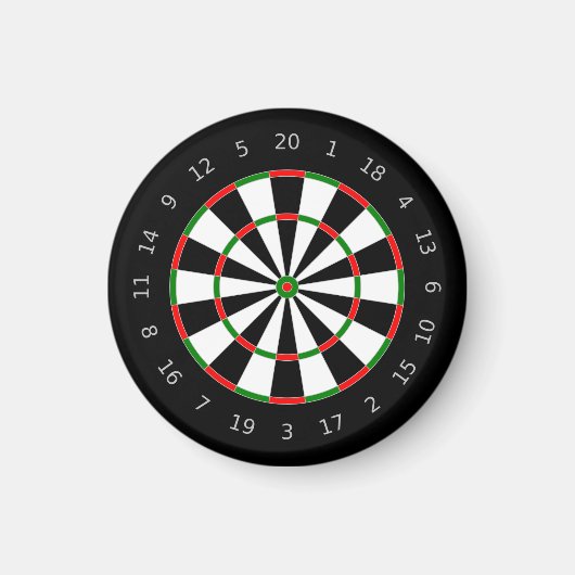 Aimant Cible de fléchettes Dartboard (Devant)