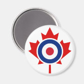 Aimant Cible de hockey de curling de Mod Canada (Recto/Verso)