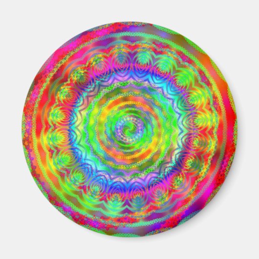Aimant Cible Tie-dye (Devant)