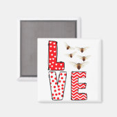 Aimant Cicada Valentines Day Love Valentine Cute Hearts  (Recto/Verso)