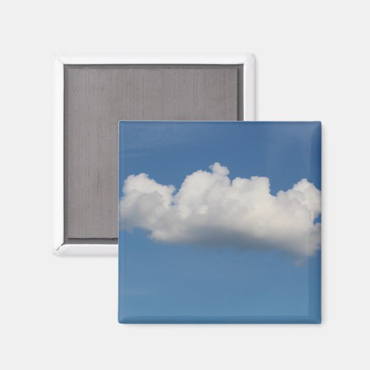 Aimant Ciel bleu avec nuage (Recto/Verso)