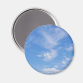 Aimant Ciel Bleu Avec Nuages Agités (Recto/Verso)