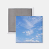 Aimant Ciel Bleu Avec Nuages Agités (Recto/Verso)