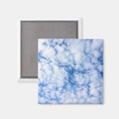 Aimant ciel bleu et nuages (Recto/Verso)