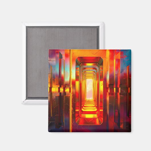 Aimant Ciel céleste métallique (Recto/Verso)