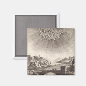 Aimant Ciel d'astronomie antique avec soleil par Allain M (Recto/Verso)