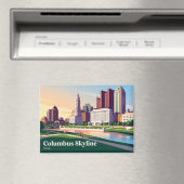 Aimant Ciel de Columbus Ohio (In Situ (Lave-vaisselle))
