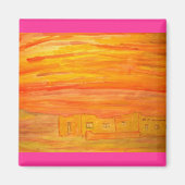 Aimant Ciel de père Noël fe (Devant)