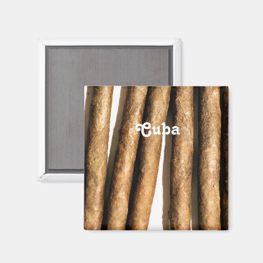 Aimant Cigares cubains (Recto/Verso)