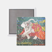 Aimant cigarettes éléphantes-1900 - en détresse (Recto/Verso)