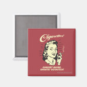 Aimant Cigarettes : Le Cancer Peut-Être Def Doux. (Recto/Verso)