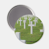 Aimant Cimetière américain en Normandie (Recto/Verso)