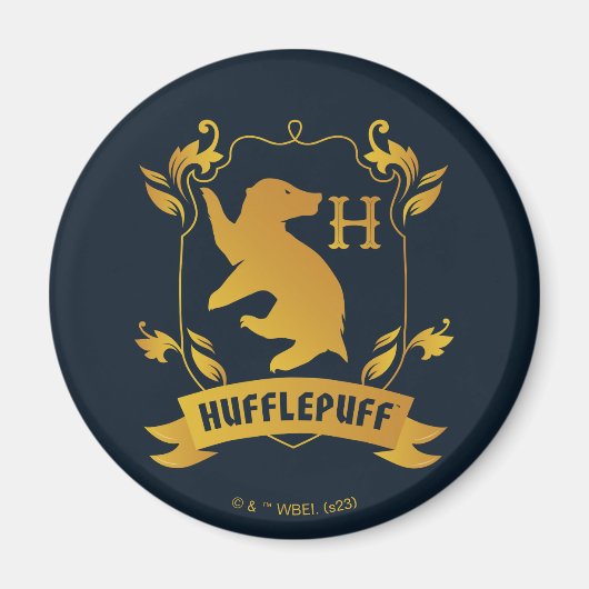Aimant Cimetière de maison HUFFLEPUFF™ Orné (Devant)