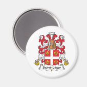 Aimant Cimier de la famille Saint-Léger (Recto/Verso)