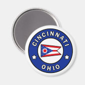 Aimant Cincinnati Ohio (Recto/Verso)