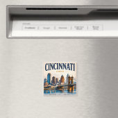 Aimant Cincinnati Ville Fluviale (In Situ (Lave-vaisselle))