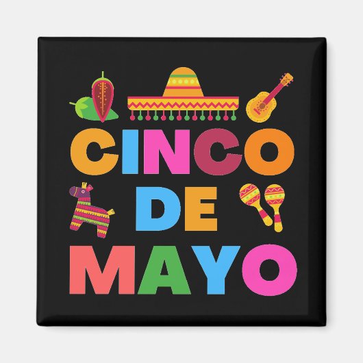 Aimant Cinco De Mayo (Devant)