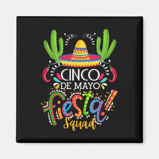 Aimant Cinco De Mayo (Devant)