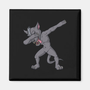 Aimant Cinco de Mayo Dabbing Chupacabra Amusant Dab mexic