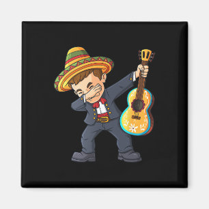 Aimant Cinco de Mayo Dabbing Mariachi Mexicains Garçons E