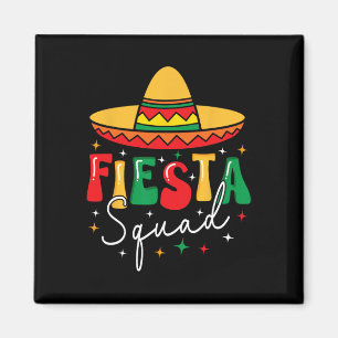 Aimant Cinco De Mayo Fiesta Squad Funny Mexican Fiesta 5