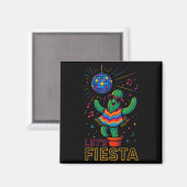 Aimant Cinco de mayo mexican cactus party funny letsCinco (Recto/Verso)