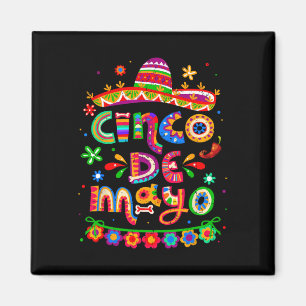 Aimant Cinco De Mayo Taco Mexicain Faisons la Fête Cinco