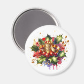 Aimant Cinq anneaux d'or | Douze jours de Noël (Recto/Verso)