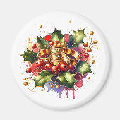 Aimant Cinq anneaux d'or | Douze jours de Noël (Devant)