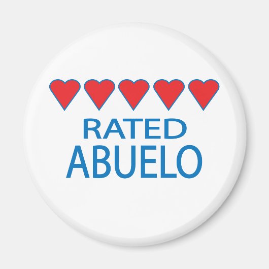 Aimant Cinq Coeurs Abuelo (Devant)