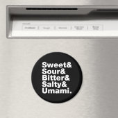 Aimant Cinq saveurs de base (In Situ (Lave-vaisselle))