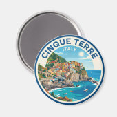 Aimant Cinq Terres Italie (Recto/Verso)