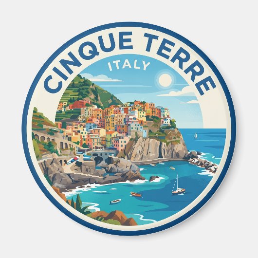 Aimant Cinq Terres Italie (Devant)