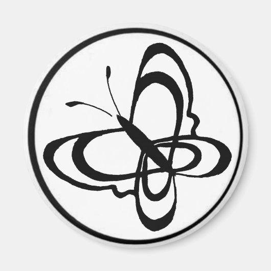 Aimant circ, papillon 1 (Devant)