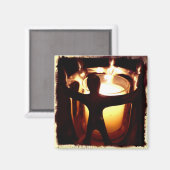 Aimant Circle d'amis Votive bougie Filtre Rétro (Recto/Verso)