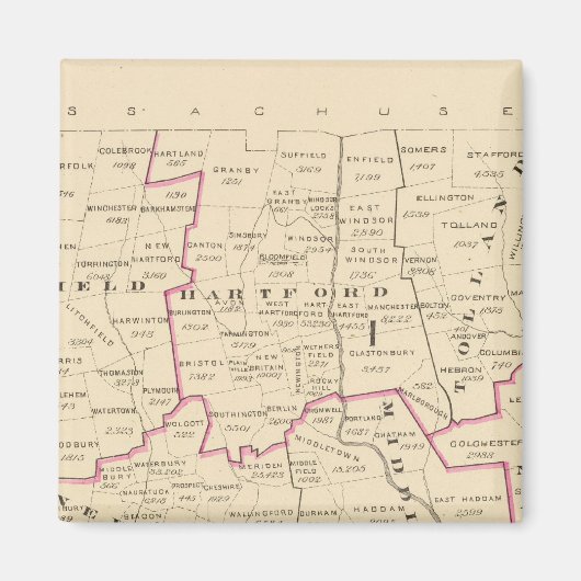 Aimant Circonscriptions du Congrès (Devant)