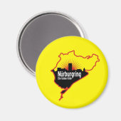 Aimant Circuit de Nurburgring Nordschleife, Allemagne (Recto/Verso)